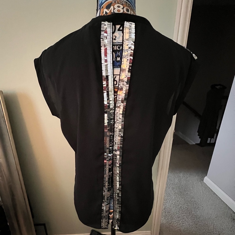 Express Embellished Back Blouse